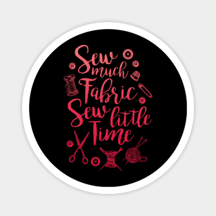 Funny Sewing Sewer Design Magnet